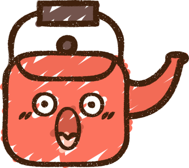 Bir insan tarafından çizilen Kettle Tebeşiri