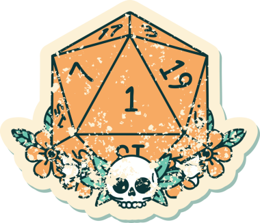 Retro Dövme Tarzı Doğal Zarlar Bir insan tarafından çizilmiş çiçek elementleri ile yuvarlanır