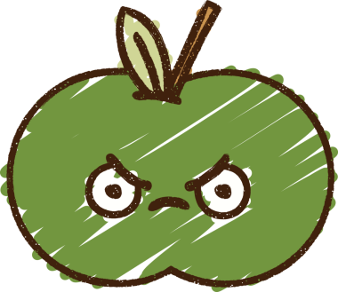 Bir insan tarafından çizilen Elma Tebeşiri