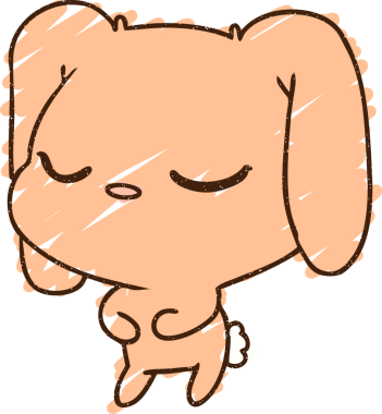 Bir insan tarafından çizilen Tavşan Tebeşiri