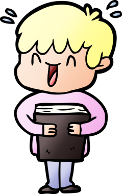 Bir insan tarafından çizilmiş gülen çocuk.