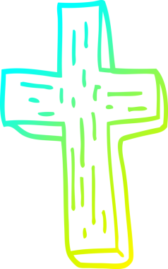 Bir insan tarafından çizilmiş vampir karşıtı çizgi bir çizgi.