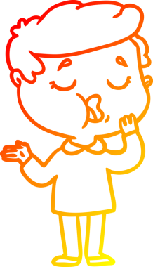 İnsan tarafından çizilmiş bir çizgi film karakteri çizimi.