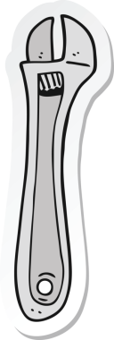Bir insan tarafından çizilmiş çizgi film anahtarının çıkartması.