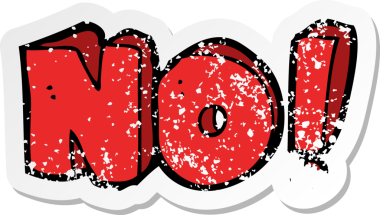 Bir karikatürün gerilimli çıkartması. Bir insan tarafından çizilmiş sembol yok.