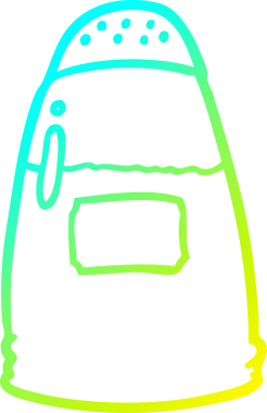 Bir insan tarafından çizilmiş tuzluk çizgisi.