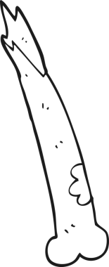 Bir insan tarafından çizilmiş siyah beyaz karikatür.