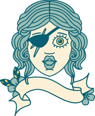 Retro Dövme Tarzı Bir insan tarafından çizilmiş insan düzenbaz karakter yüzü