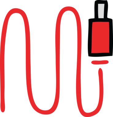 Bir insan tarafından çizilmiş şirin bir ses tıkaçı karikatürü.