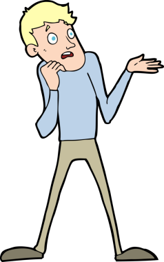 bir insan tarafından çizilmiş sinirli bir adam.