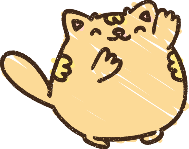 El sallayan Kedi Tebeşiri Bir insan tarafından çizilen