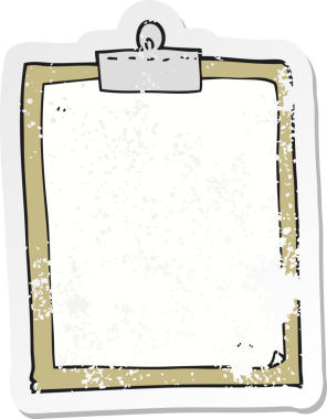 Bir insan tarafından çizilmiş bir karikatür panosunun gerilimli yapıştırması