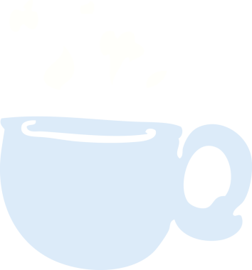 Bir insan tarafından çizilmiş karalama buharı kabı.