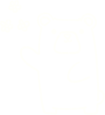 Bir insan tarafından çizilmiş Sevimli Ayı Tebeşiri