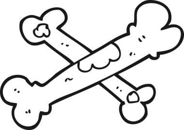 Bir insan tarafından çizilmiş siyah beyaz bir karikatür.