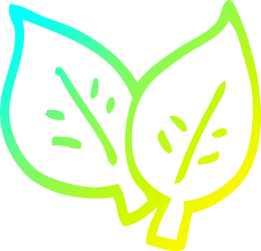 Bir insan tarafından çizilmiş soğuk hava çizgisi çizimi.