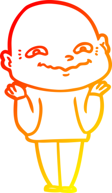 Bir insan tarafından çizilmiş ürkütücü bir çizgi film çizimi.