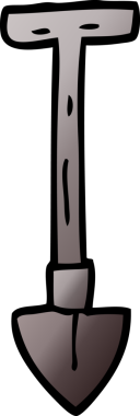 bir insan tarafından çizilmiş karalama küreği