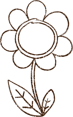 Bir insan tarafından çizilen Ayçiçeği Kömürü