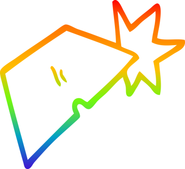 Bir insan tarafından çizilmiş bir iş bıçağının çizimi.