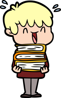 Bir insan tarafından çizilmiş gülen çocuk.