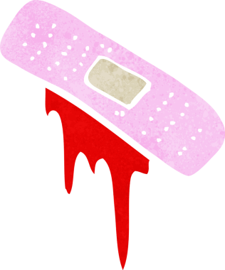 Bir insan tarafından çizilmiş el çizimi karikatür