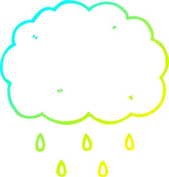 Bir insan tarafından çizilen karikatür bulutu çizimi.