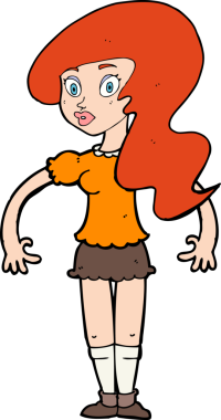 Bir insan tarafından çizilmiş güzel bir kadın.