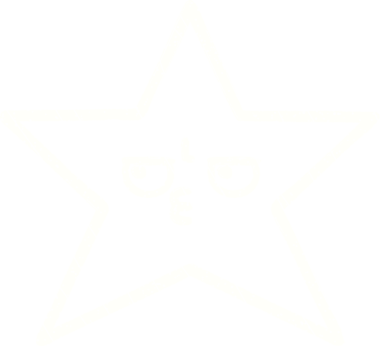 Bir insan tarafından çizilen Sinirli Yıldız Tebeşiri