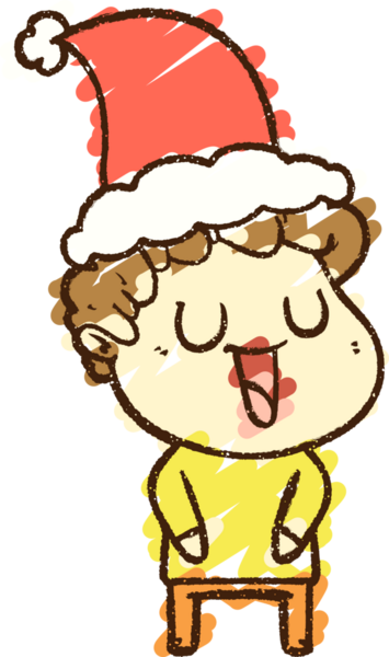 Bir insan tarafından çizilen Noel Adam Tebeşiri