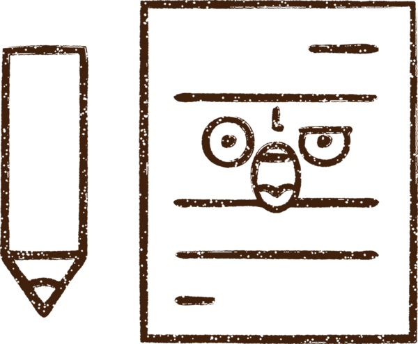 Bir insan tarafından çizilmiş kağıt kömürü.