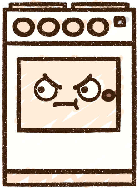 Bir insan tarafından çizilen fırın tebeşiri