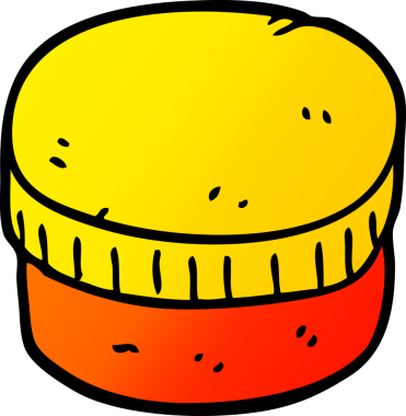 bir insan tarafından çizilmiş karalama nemlendirici kavanozu.