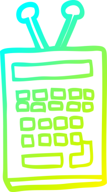 Bir insan tarafından çizilmiş bir karikatür çizimi.