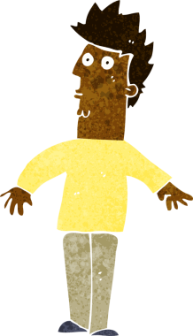 Bir insan tarafından çizilen karikatür adamı şaşırttı