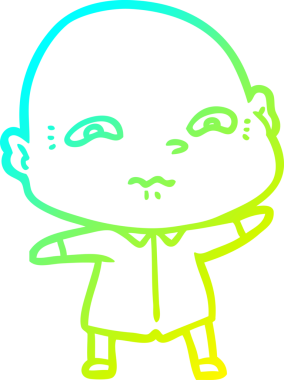 Bir insan tarafından çizilmiş, karikatür çizimi.