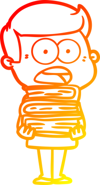 İnsan tarafından çizilmiş bir çizgi film karakteri.