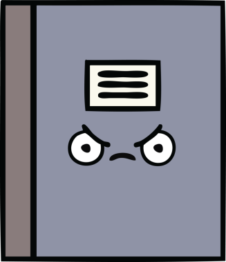 Bir insan tarafından çizilmiş güzel bir defter karikatürü.