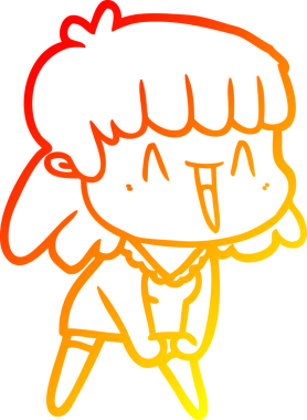 Bir insan tarafından çizilmiş bir karikatür kadın çizimi