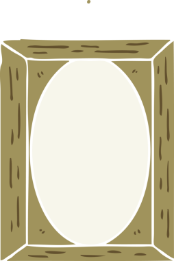 bir insan tarafından çizilmiş resim çerçevesi