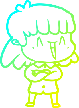 Bir insan tarafından çizilmiş bir karikatür kadın çizimi.