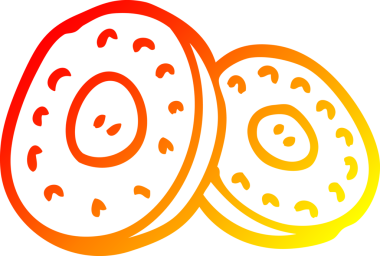 Bir insan tarafından çizilmiş iki gümüş sikke karikatürü.