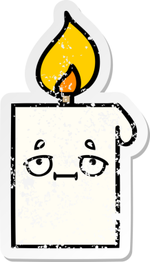 Bir insan tarafından çizilmiş şirin bir çizgi filmin sıkıntılı çıkartması.