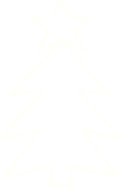 Bir insan tarafından çizilmiş Noel Ağacı Tebeşiri