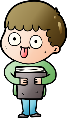 Bir insan tarafından çizilmiş çizgi film adamı.