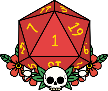 Retro Dövme Tarzı Doğal Zarlar Bir insan tarafından çizilmiş çiçek elementleri ile yuvarlanır