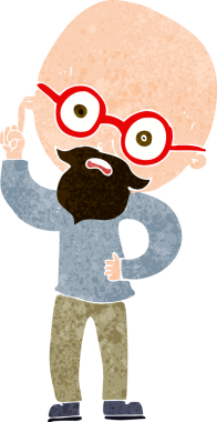 Bir insan tarafından çizilmiş yaşlı adam çizgi filmi.