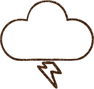 Fırtına Bulutu Kömürü Bir insan tarafından çizilmiş