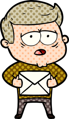 Bir insan tarafından çizilmiş yorgun bir adam.