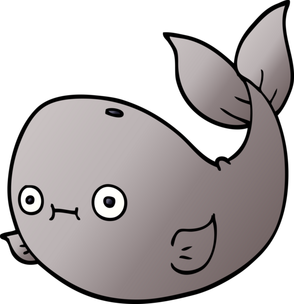 Bir insan tarafından çizilmiş karalama balinası.